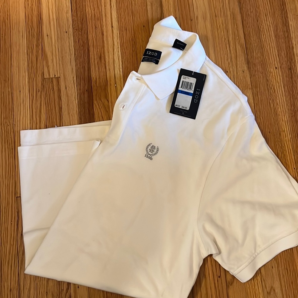 NWT Mens short sleeve XL IZOD polo shirt 🤍